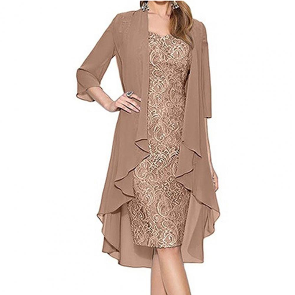 Vintage Fashion Knitwear - Formal Dress Set Women Outfit Elegant