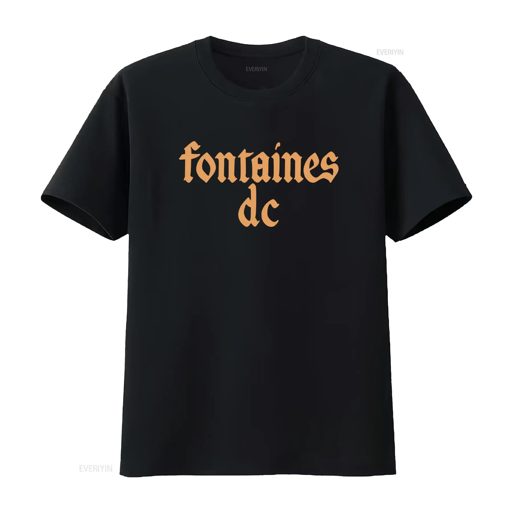 Vintage Fashion Knitwear - Fontaines D C 'Gothic Logo' Black