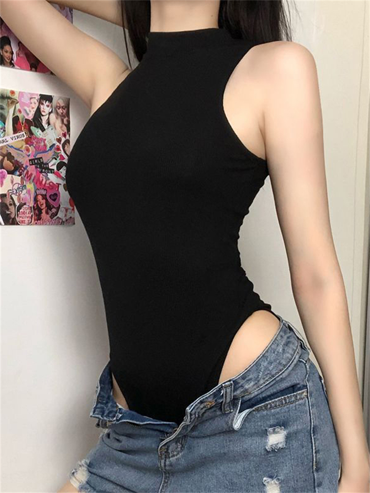 Harajuku Solid Jumpsuit Women  - Vintage Fashion Knitwear 评论和价格