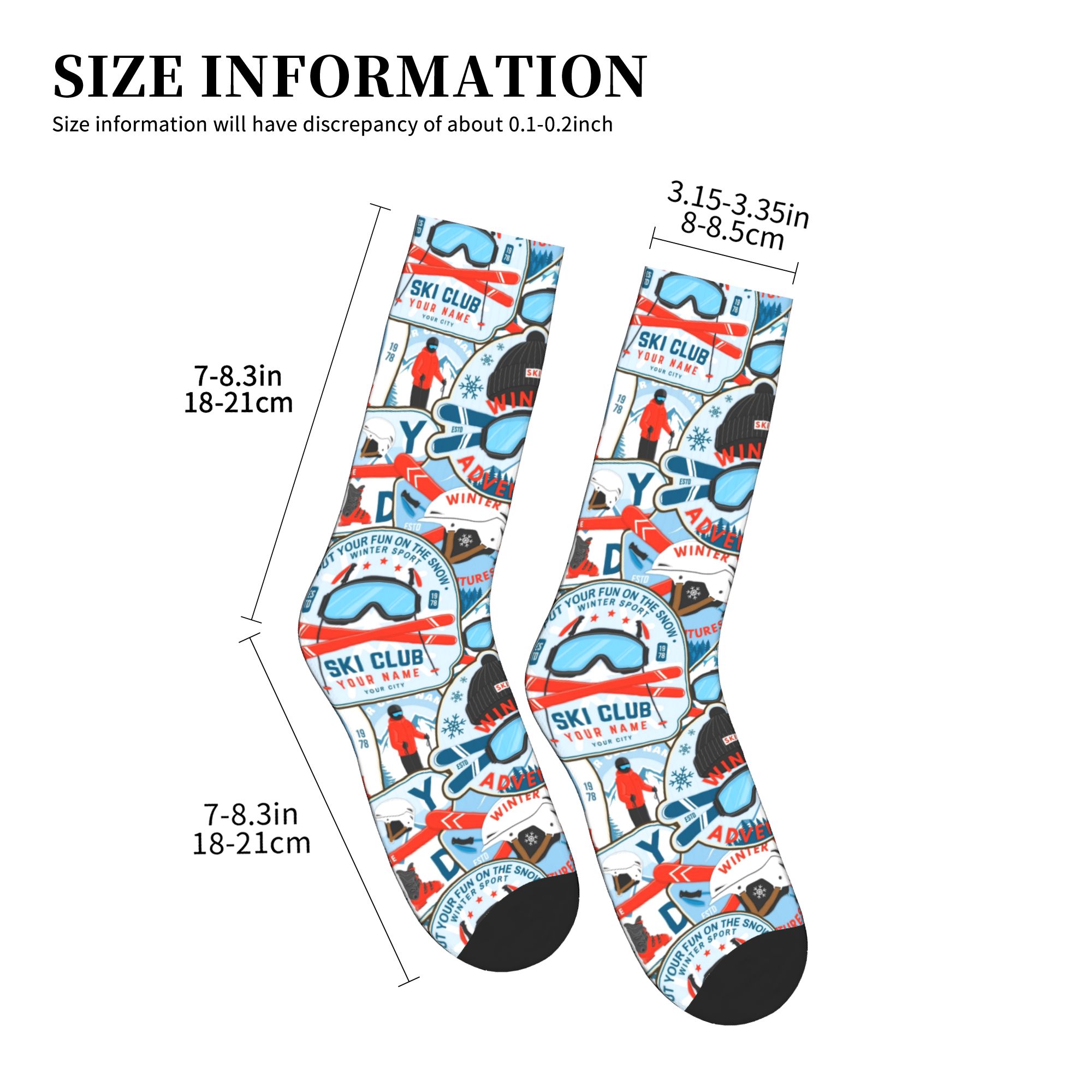 Vintage Red Blue Ski Club Seam - Vintage Fashion For Men 评论和价格
