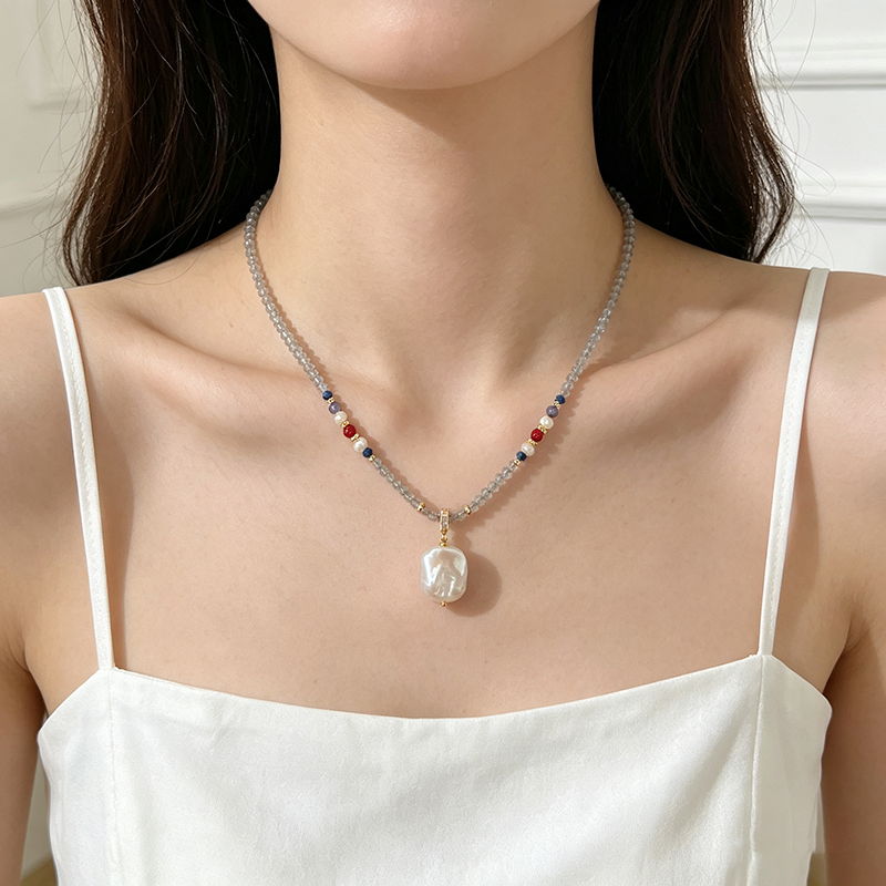 Detachable Baroque Square Pend - Vintage Fashion Looks 评论和价格