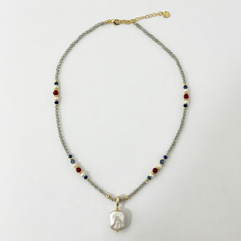 Detachable Baroque Square Pend - Vintage Fashion Looks 评论和价格
