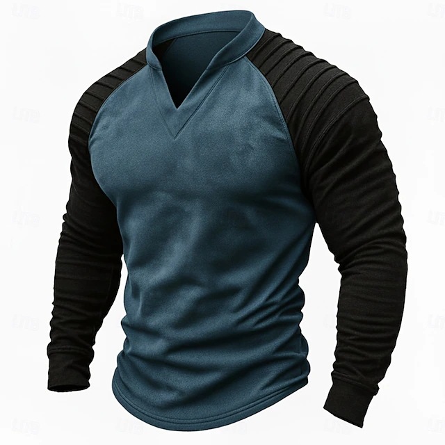 Vintage Distressed Henley Ragl - Vintage Fashion For Men 评论和价格