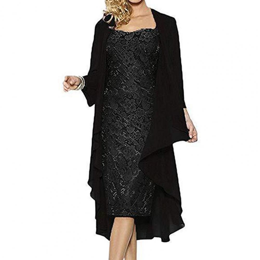 Formal Dress Set Women Outfit  - Vintage Fashion Knitwear 评论和价格