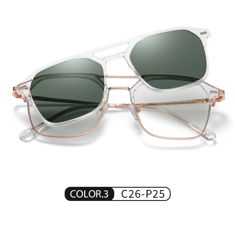 Clip On Polarized Sun Glasses  - Vintage Fashion Streetwear 评论和价格