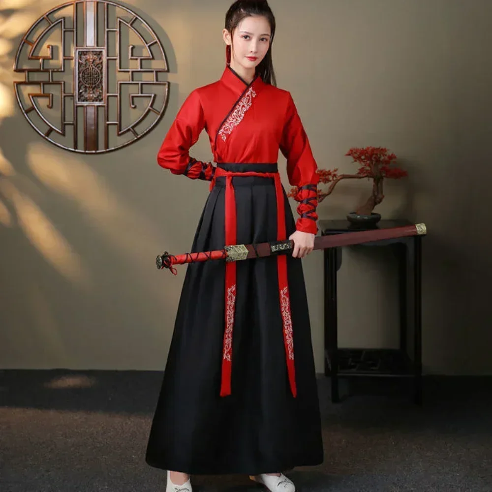 Modern Hanfu Women Top Skirt 2 - Vintage Fashion For Men 评论和价格