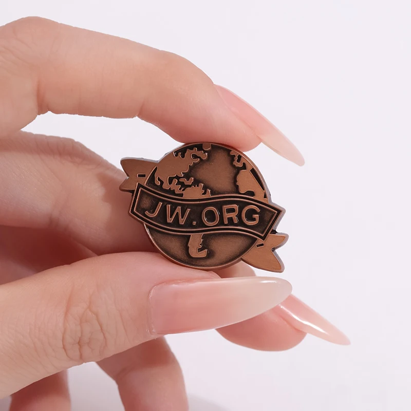 Retro Earth Brooch JW.ORG Enam - Vintage Fashion Org 评论和价格