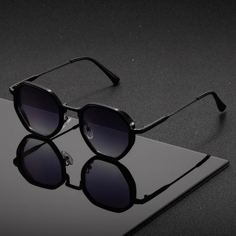 1 Pair Unisex Round Metal Fash - Vintage Fashion Streetwear 评论和价格