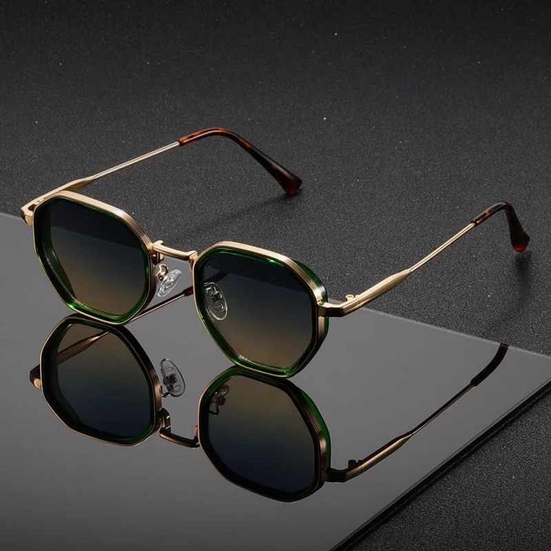 1 Pair Unisex Round Metal Fash - Vintage Fashion Streetwear 评论和价格