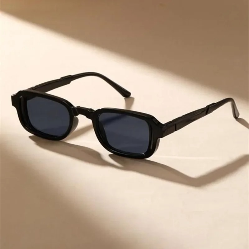 Luxurious Rectangle Sunglasses - Vintage Fashion Streetwear 评论和价格