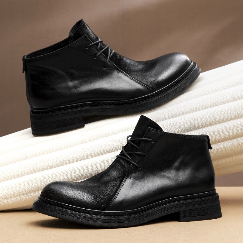 Vintage Mens Genuine Leather B - Vintage Fashion For Men 评论和价格