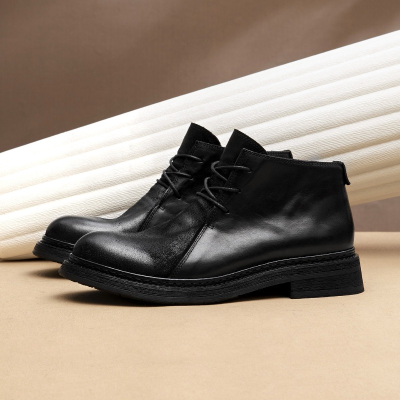 Vintage Mens Genuine Leather B - Vintage Fashion For Men 评论和价格