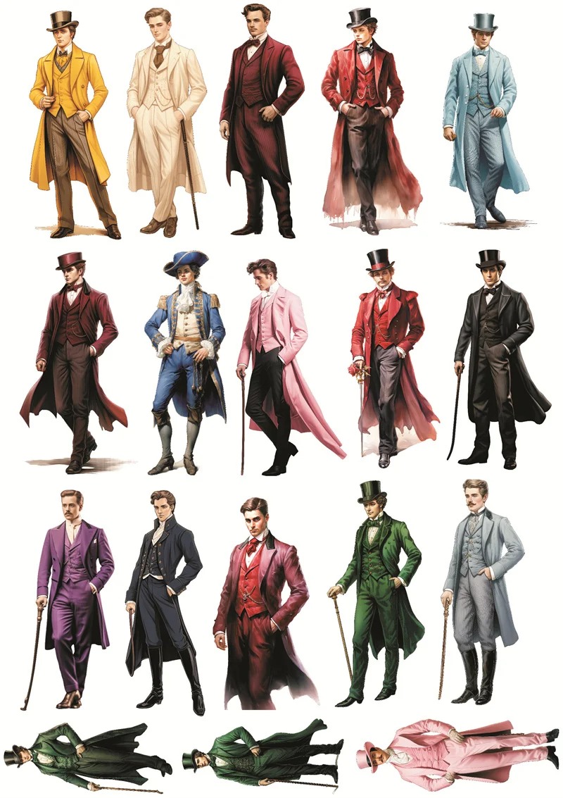 Cute Victorian Era Attire Gent - Vintage Fashion Magazines 评论和价格