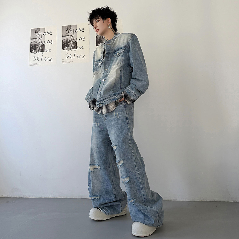 LUZHEN 2026 Autumn Vintage Was - Vintage Fashion For Men 评论和价格