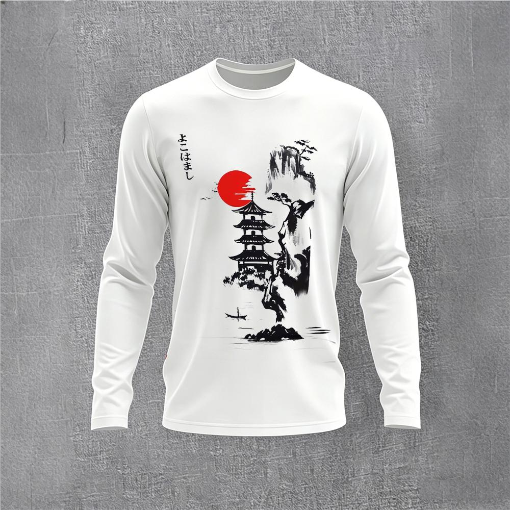Chinese Style Ink Plum Blossom - Vintage Fashion Streetwear 评论和价格