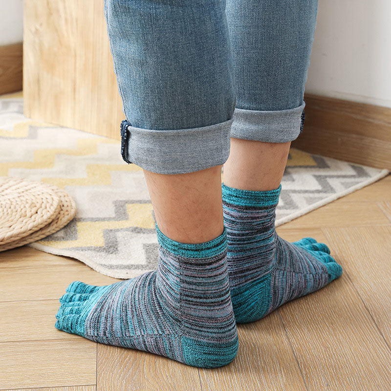 1/5 Pairs Man Colorful Toe Hap - Vintage Fashion Streetwear 评论和价格