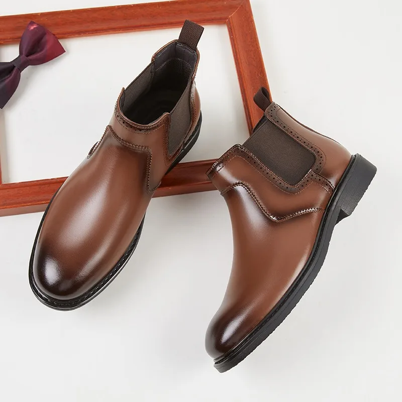 Vintage Mens Leather Oxford Bo - Vintage Fashion For Men 评论和价格