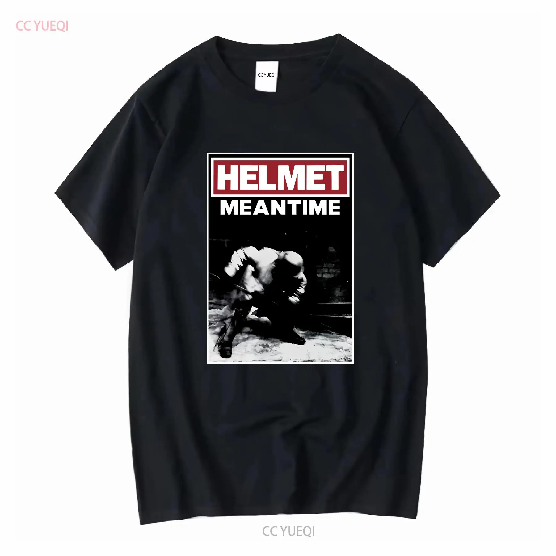 Helmet Meantime T shirt rock b - Vintage Fashion Knitwear 评论和价格