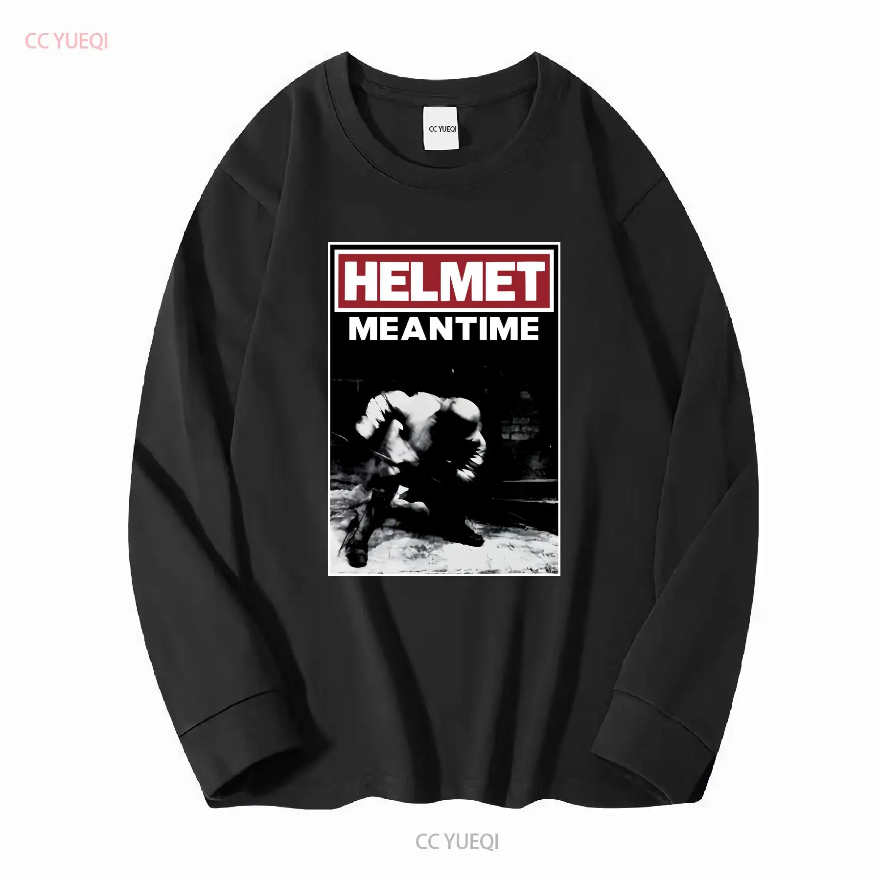 Helmet Meantime T shirt rock b - Vintage Fashion Knitwear 评论和价格
