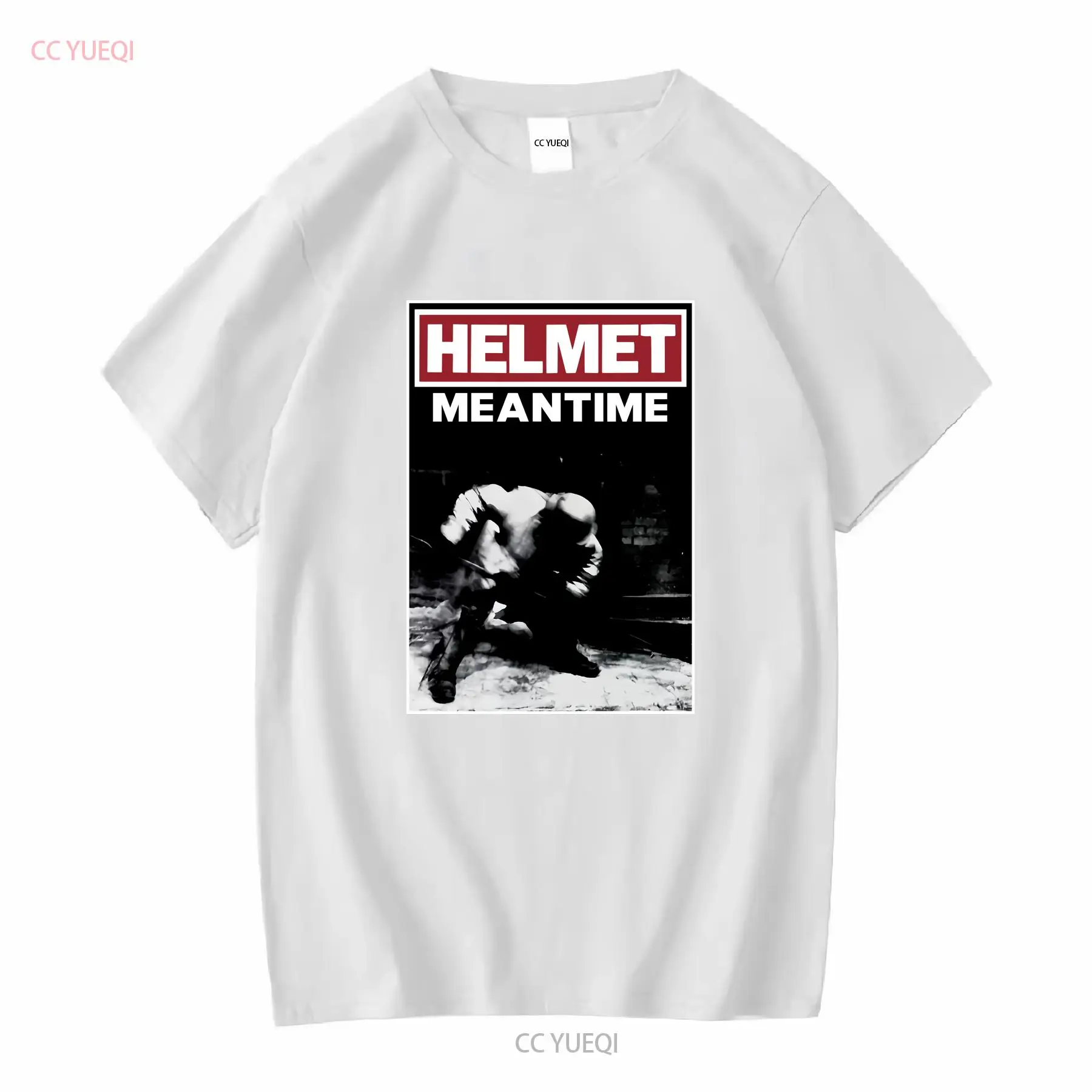 Helmet Meantime T shirt rock b - Vintage Fashion Knitwear 评论和价格