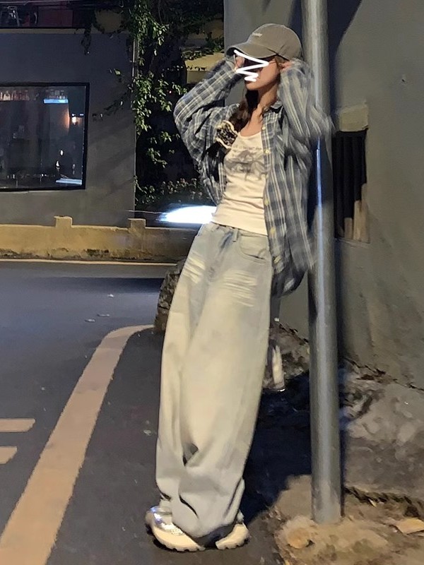 Retro Hong Kong Style Plaid Sh - Vintage Fashion Hong Kong 评论和价格