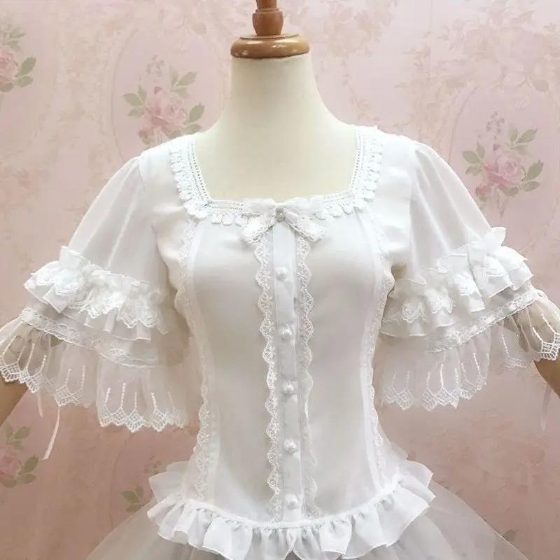 Elegant Y2K Vintage Lolita Sty - Vintage Fashion Style Female 评论和价格