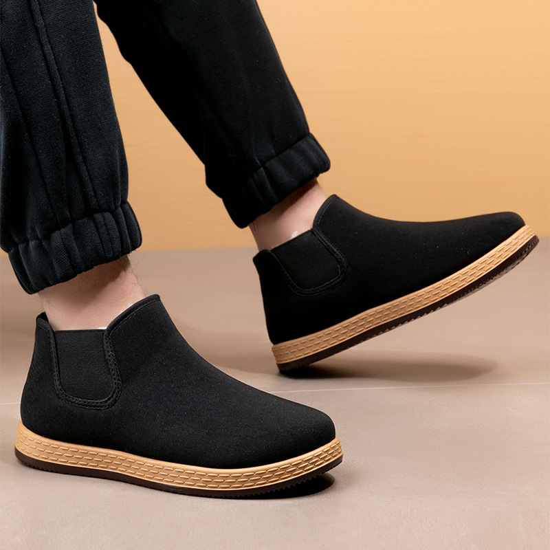 Men's Cotton Shoes Men's Winte - Vintage Fashion For Men 评论和价格