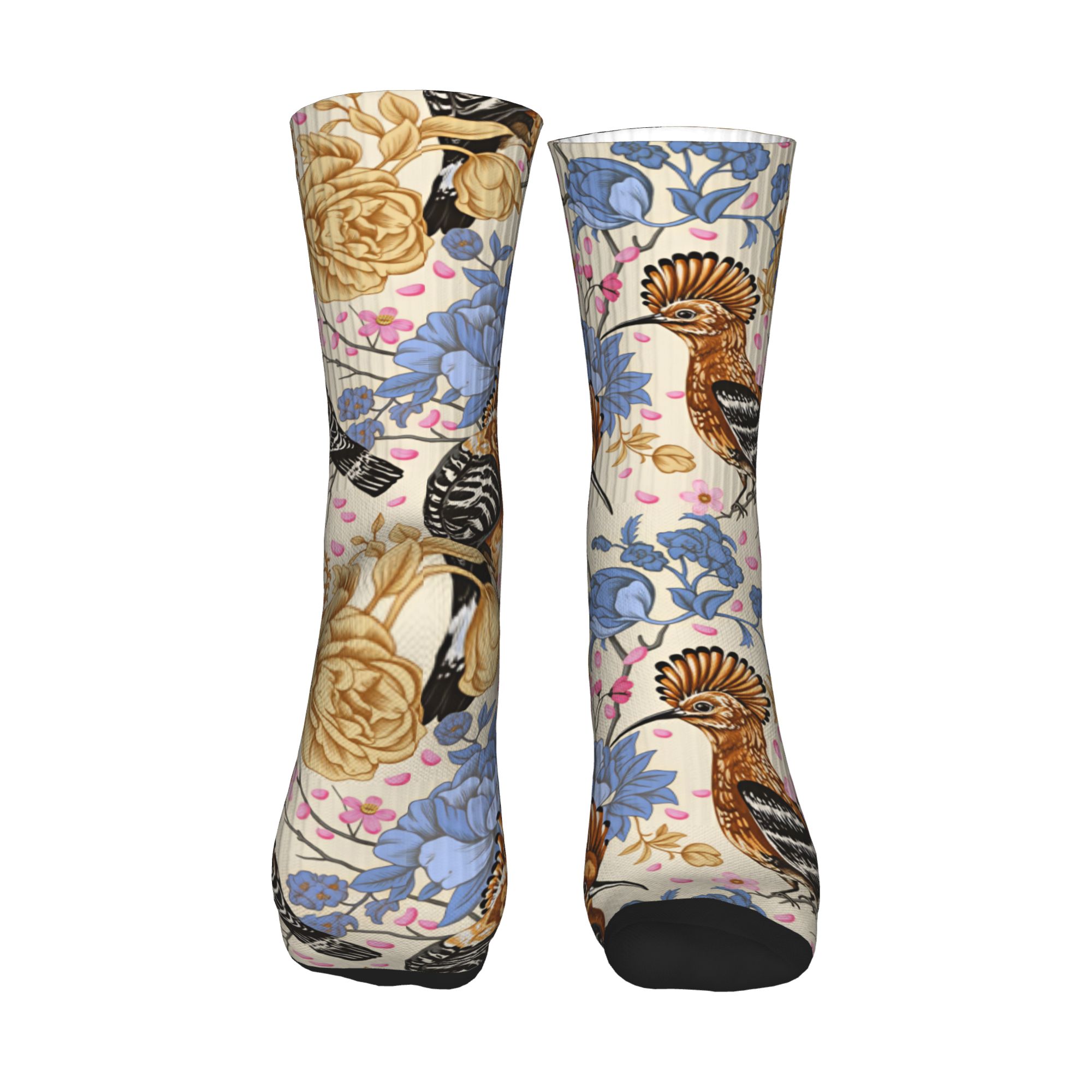 Hoopoe Bird Blue Peony Vintage - Vintage Fashion For Men 评论和价格