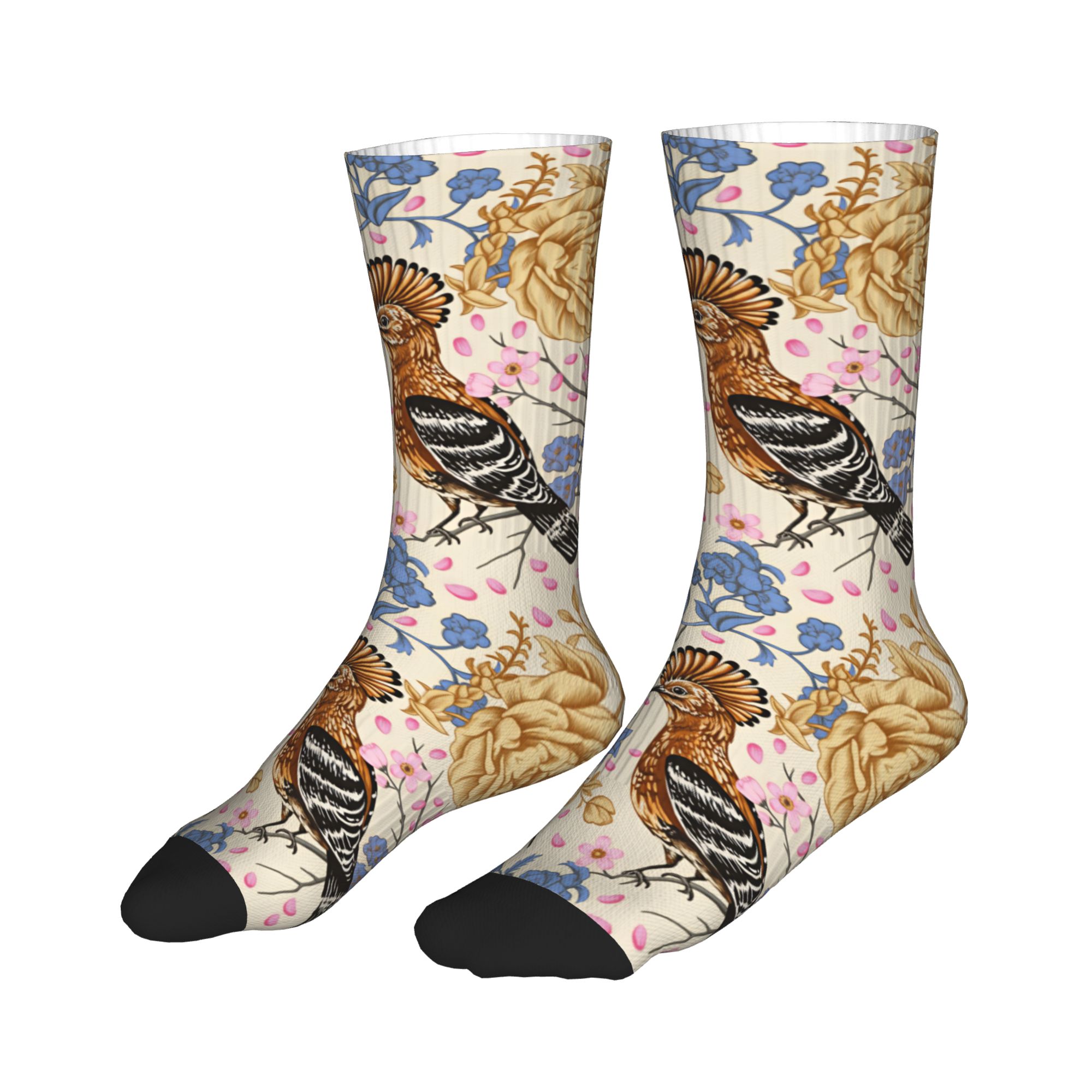 Hoopoe Bird Blue Peony Vintage - Vintage Fashion For Men 评论和价格
