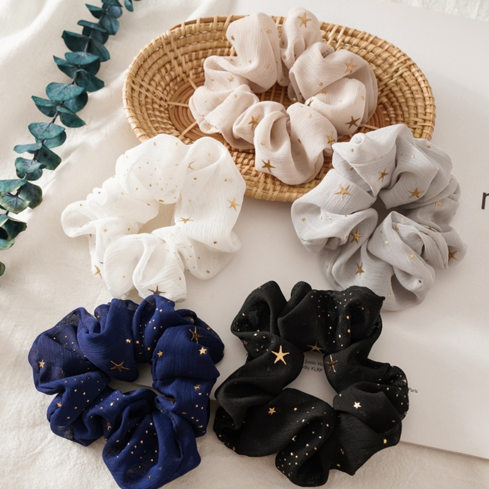 1/5pcs Print Scrunchie Dreamy  - Vintage Fashion Looks 评论和价格